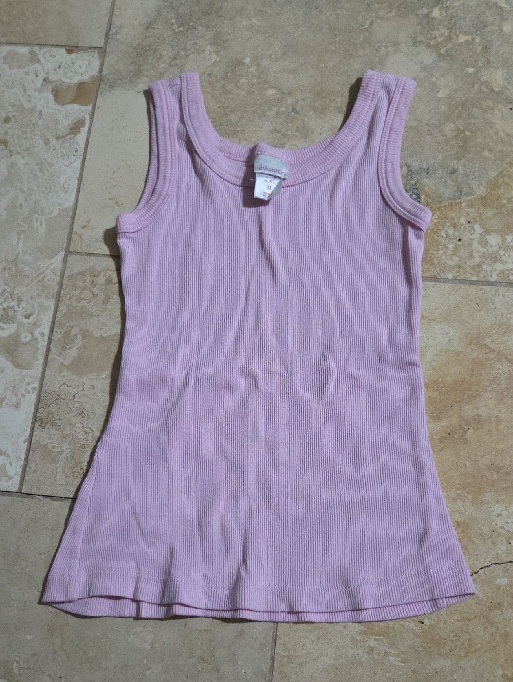 Xhilaration Girls Size Medium Pink Ribbed Tank Top